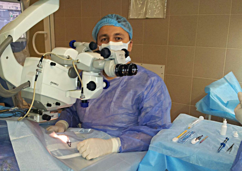 Операция по лечению катаракты. Ультразвуковая факоэмульсификация катаракты.